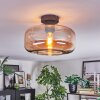 Boza ceiling light Amber, 1-light source