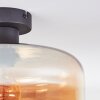 Boza ceiling light Amber, 1-light source