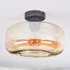 Boza ceiling light Amber, 1-light source