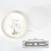 Foggia ceiling light matt nickel, 3-light sources
