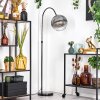 Koyoto floor lamp, Arch lamps chrome, black, 1-light source
