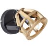 Brilliant MATRIX WOOD wall spotlight brown, black, 1-light source