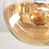 Gastor ceiling light, globe light 45 cm Amber, 5-light sources