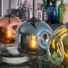Ripoll hanging light, globe light, pendant light blue, green, coppery, 3-light sources
