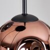Ripoll hanging light, globe light, Cluster pendant lamp blue, gold, green, coppery, 4-light sources