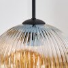 Ripoll hanging light, globe light, Cluster pendant lamp Amber, gold, clear, Smoke-coloured, 4-light sources