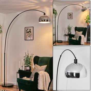 Baloca floor lamp, Arch lamps black, 1-light source