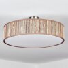 Foggia ceiling light matt nickel, 3-light sources
