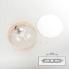 Foggia ceiling light matt nickel, 3-light sources