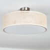 Foggia ceiling light matt nickel, 3-light sources