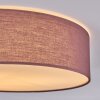 Antillo ceiling light brown, white, 3-light sources