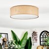 Antillo ceiling light brown, Ecru, white, 3-light sources