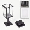 Tieva pedestal light, path light black, 1-light source