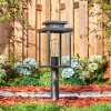 Tieva pedestal light, path light black, silver, 1-light source