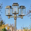 Tieva lamp post, path light brown, gold, 3-light sources
