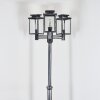 Tieva lamp post, path light black, silver, 3-light sources