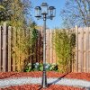 Tieva lamp post, path light black, silver, 3-light sources