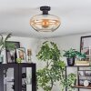 Mertola ceiling light Amber, clear, 1-light source
