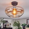 Mertola ceiling light Amber, clear, 1-light source