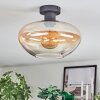 Mertola ceiling light Amber, clear, 1-light source