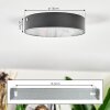 Elmar ceiling light LED black, 1-light source