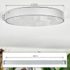 Elmar ceiling light LED silver, 1-light source