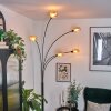 Nikkala floor lamp black, 5-light sources