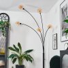 Nikkala floor lamp black, 5-light sources