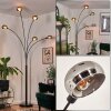 Nikkala floor lamp black, 5-light sources