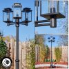 Dalasjo lamp post, path light black, 3-light sources