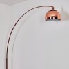 Baloca floor lamp, Arch lamps copper, black, 1-light source