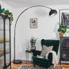 Baloca floor lamp, Arch lamps chrome, black, 1-light source