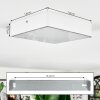 Esmar ceiling light LED white, 1-light source