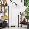 Koyoto floor lamp, Arch lamps chrome, black, 1-light source