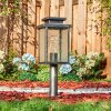 Tieva pedestal light, path light black, silver, 1-light source