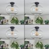 Apedo ceiling light clear, 1-light source