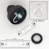 Apedo ceiling light clear, 1-light source