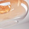 Apedo ceiling light Amber, clear, 1-light source
