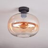 Apedo ceiling light Amber, clear, 1-light source