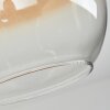 Apedo ceiling light Amber, clear, 1-light source