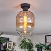 Apedo ceiling light Amber, clear, 1-light source