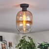 Apedo ceiling light Amber, clear, 1-light source