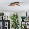 Pompu ceiling light LED Ecru, black, 1-light source