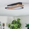 Pompu ceiling light LED Ecru, black, 1-light source