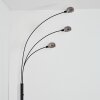Nikkala floor lamp black, 3-light sources