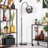 Koyoto floor lamp, Arch lamps chrome, black, 1-light source