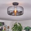 Boza ceiling light Smoke-coloured, 1-light source