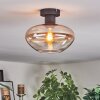 Mertola ceiling light Amber, clear, 1-light source