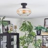 Mertola ceiling light Amber, clear, 1-light source