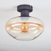 Mertola ceiling light Amber, clear, 1-light source